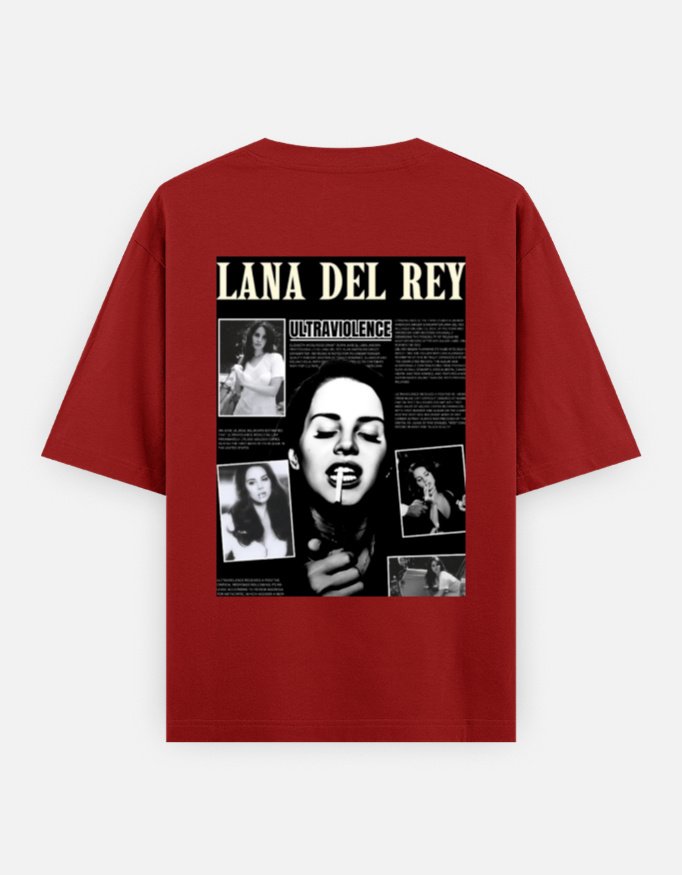 Lana Del Rey Ultraviolence Oversized Tee – Nostalgia Drop