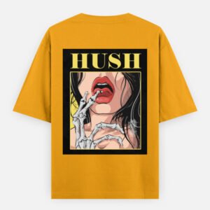 Hush Seduction Oversized Tee – Crimson Sin Edition