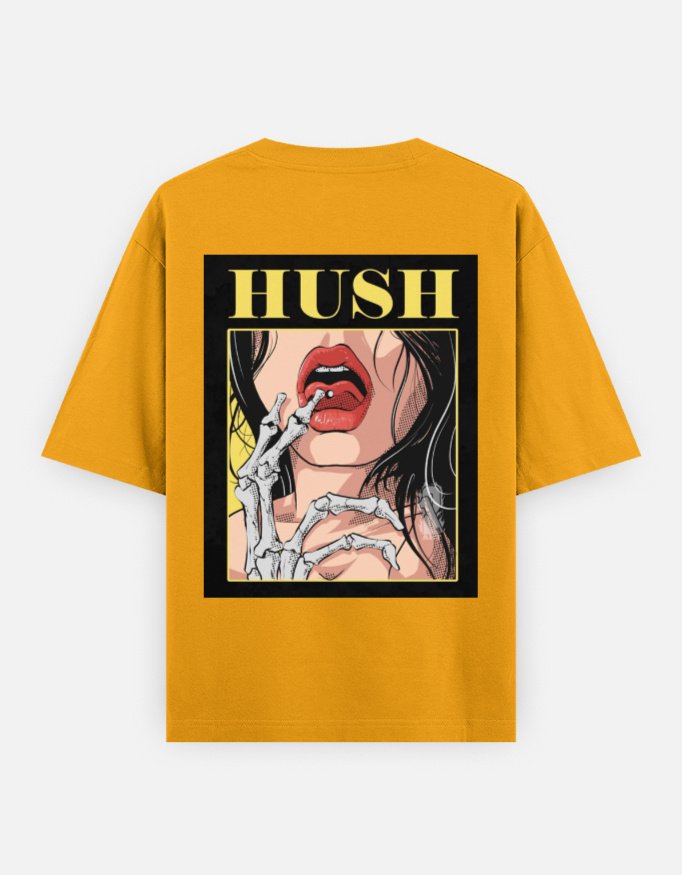 Hush Seduction Oversized Tee – Crimson Sin Edition