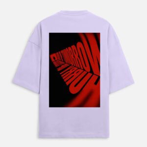 Tomorrow Hurts Oversized Tee – Lilac Shadow Drop