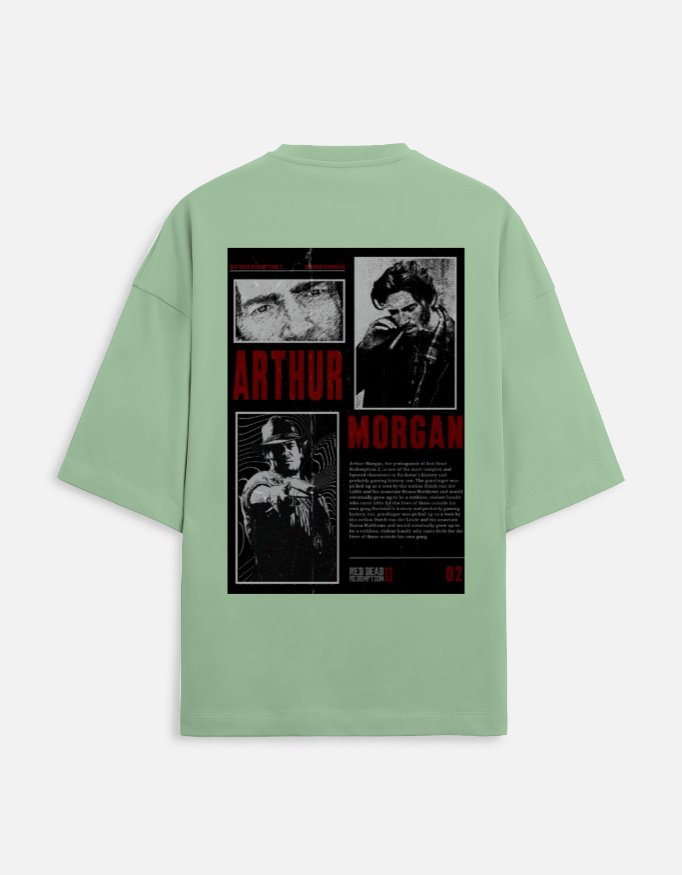 Arthur Morgan Legacy Oversized Tee – Outlaw Noir Drop